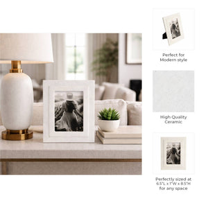 Marble Beveled Edges Photo Frame - 4x6 in. - The Collective Park City