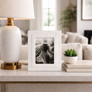 Marble Beveled Edges Photo Frame - 4x6 in. - The Collective Park City