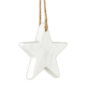 Marble Ornament - Star - The Collective Park City