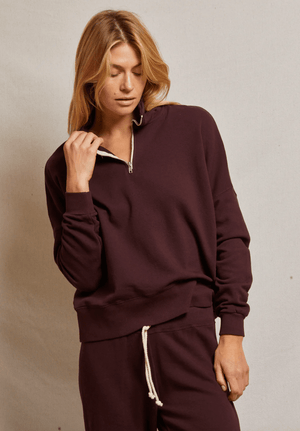 Maren Half Zip Pullover Sweatshirt - The Collective Park City