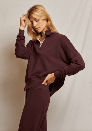 Maren Half Zip Pullover Sweatshirt - The Collective Park City