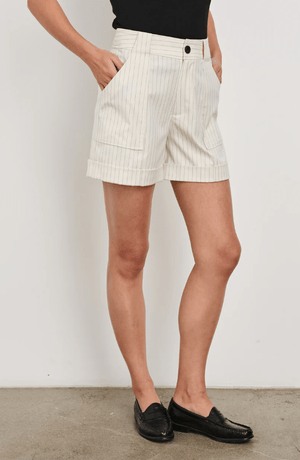 Maryam Pinstripe Short - The Collective Park City