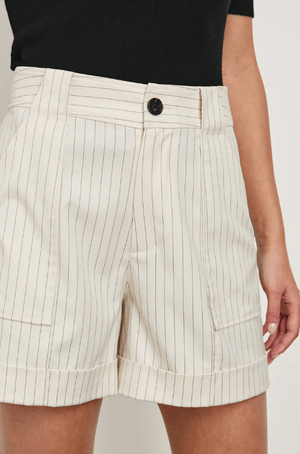 Maryam Pinstripe Short - The Collective Park City
