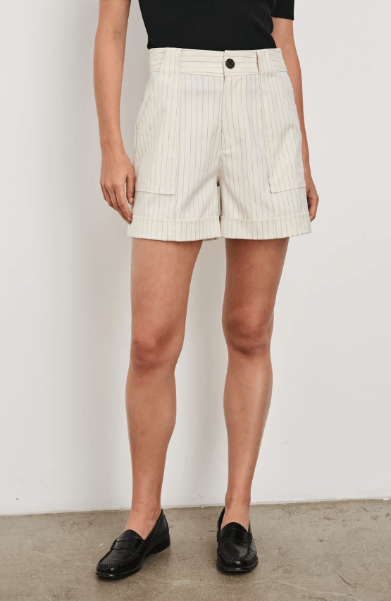 Maryam Pinstripe Short - The Collective Park City