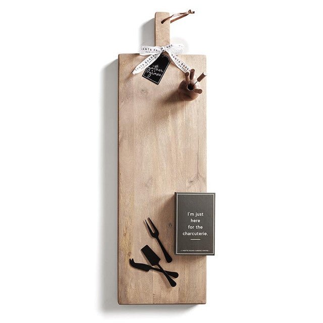 Matte Black Cheese Knives - Set of 3 - The Collective Park City