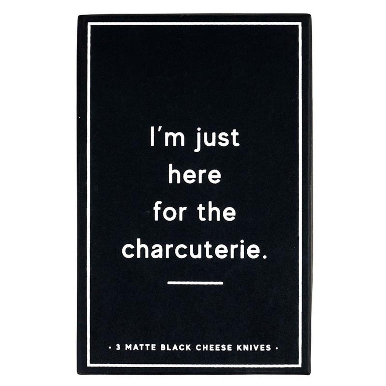 Matte Black Cheese Knives - Set of 3 - The Collective Park City