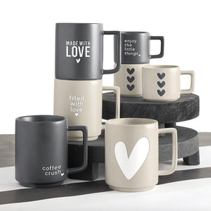 Matte Cafe Mug - Made with Love - The Collective Park City