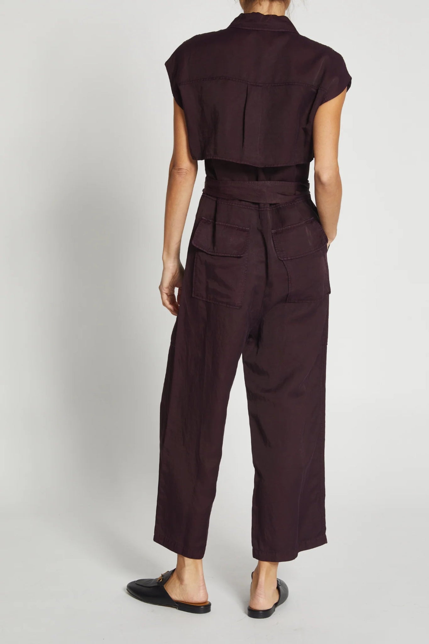 Maxine Jumpsuit - Fig - The Collective Park City