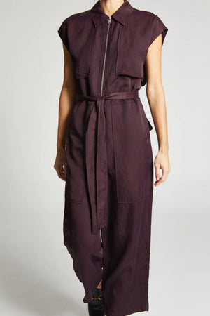 Maxine Jumpsuit - Fig - The Collective Park City