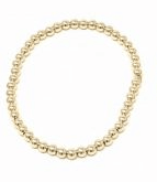 Medium Gold Bead Bracelet - The Collective Park City