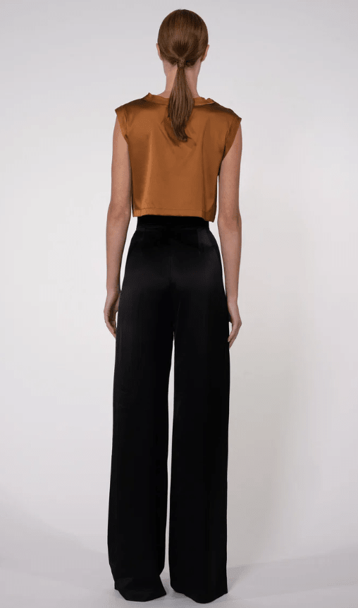 Mel Cropped Blouse Top - The Collective Park City