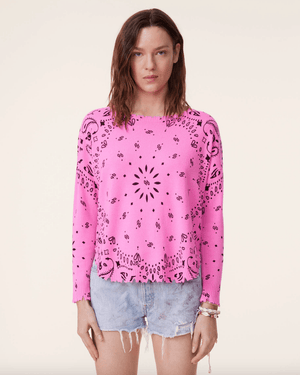Mela Banadana Cashmere Sweater - Rose Lotus - The Collective Park City