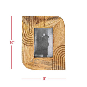 Mela Carved Arch Picture Frame - 4x6 - The Collective Park City