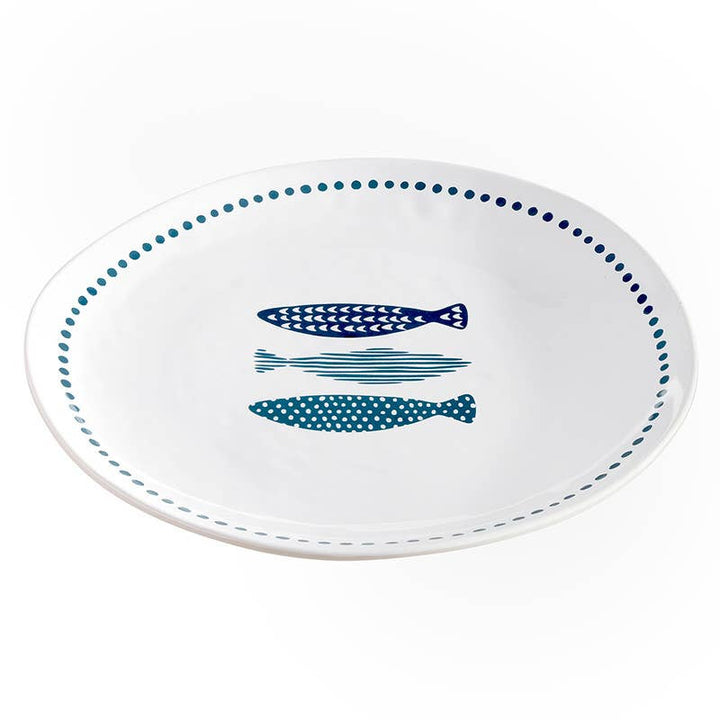 Melamine Appetizer Plate - Fish - 8.75" Dia - The Collective Park City