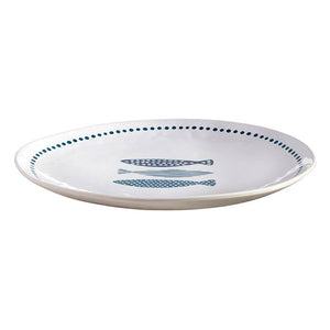 Melamine Appetizer Plate - Fish - 8.75" Dia - The Collective Park City