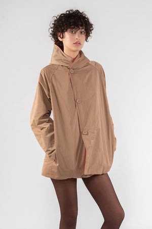 Memory Nylon Reversible Hooded Jacket - Flame - The Collective Park City