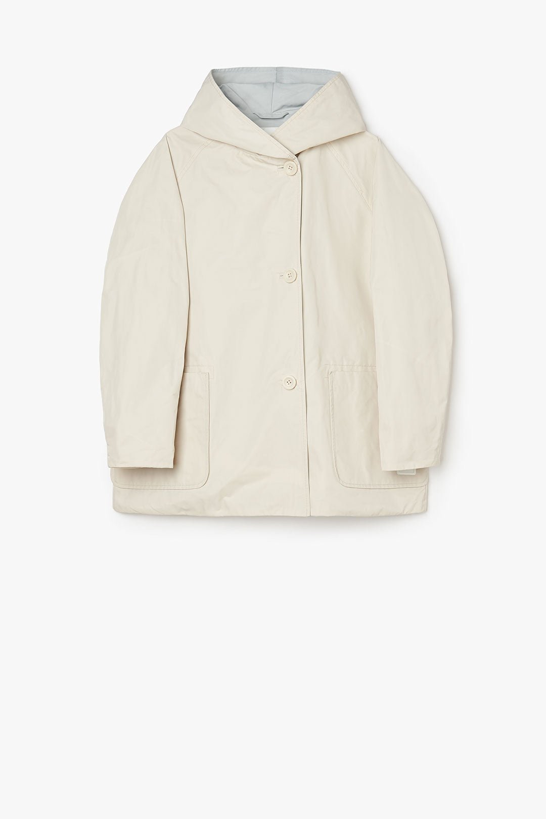 Memory Nylon Reversible Hooded Jacket - Panna - The Collective Park City