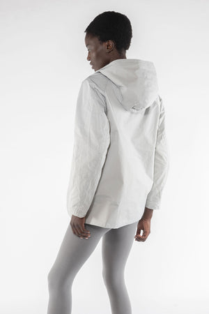 Memory Nylon Reversible Hooded Jacket - Panna - The Collective Park City