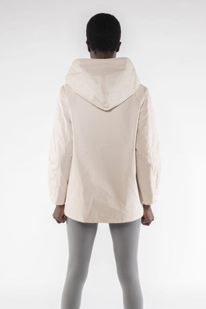Memory Nylon Reversible Hooded Jacket - Panna - The Collective Park City
