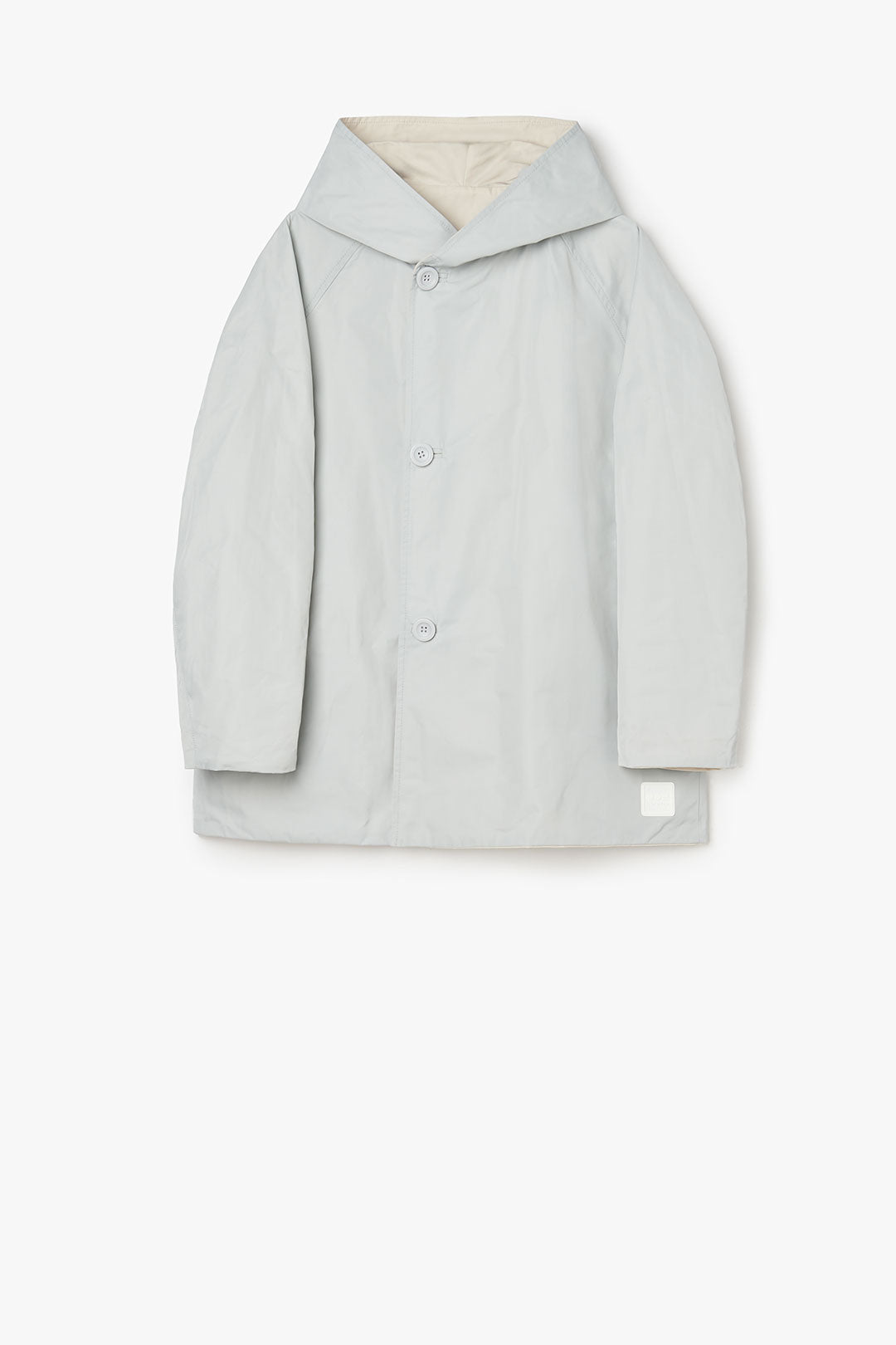 Memory Nylon Reversible Hooded Jacket - Panna - The Collective Park City