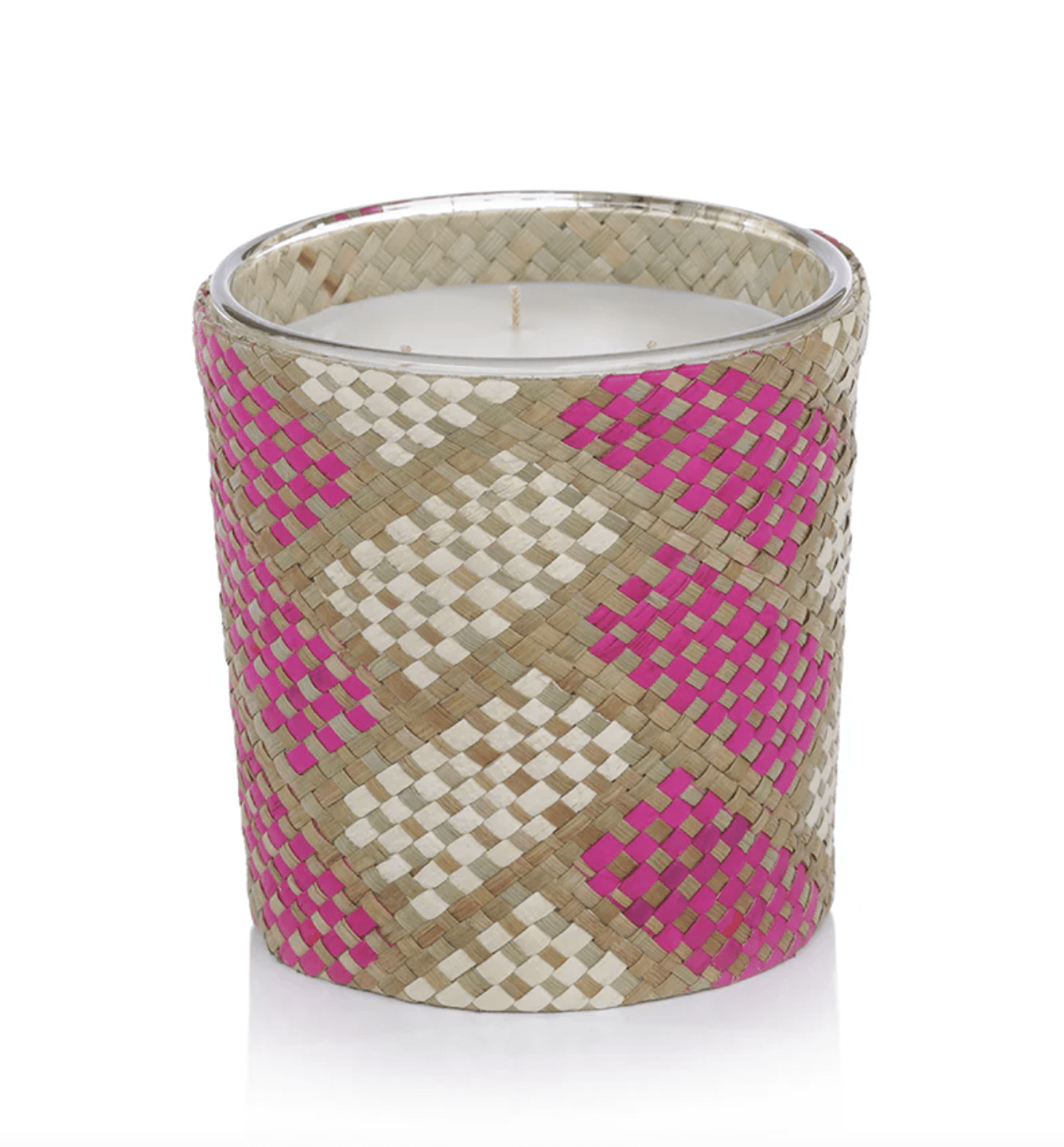 Mia Fragranced Candle - Pink & White - The Collective Park City