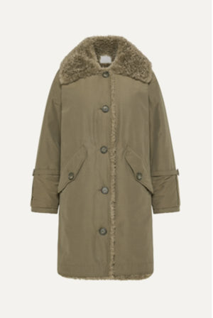 Mid - Length Cotton Parka - The Collective Park City