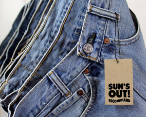 Mid-Rise Upcycled Denim OG Shorts - The Collective Park City