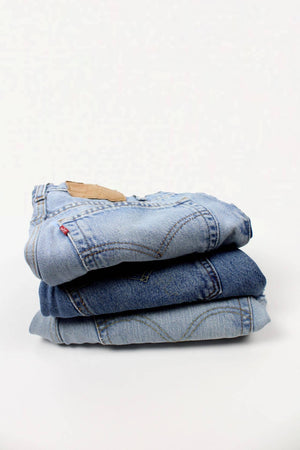 Mid-Rise Upcycled Denim OG Shorts - The Collective Park City