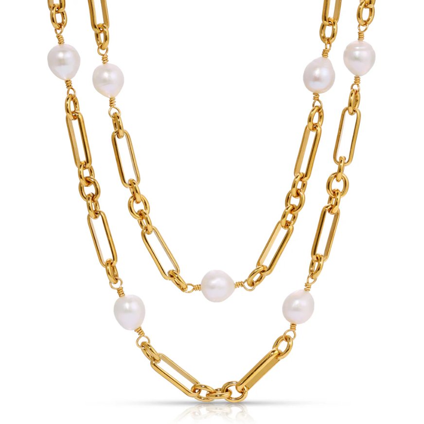 Mikka Double Strand Necklace - The Collective Park City