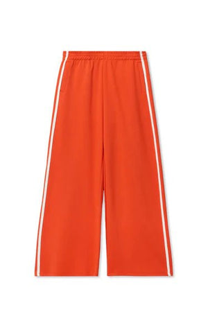 Mikos Travel Wide Leg Stripe Pant - Tomato - The Collective Park City