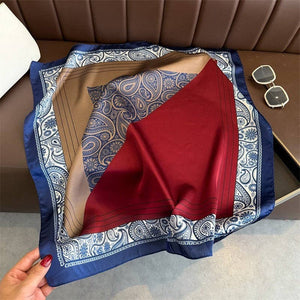 Ming Blue Silk Scarf - The Collective Park City