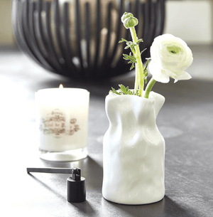 Mini Cinched Ceramic Vase - The Collective Park City
