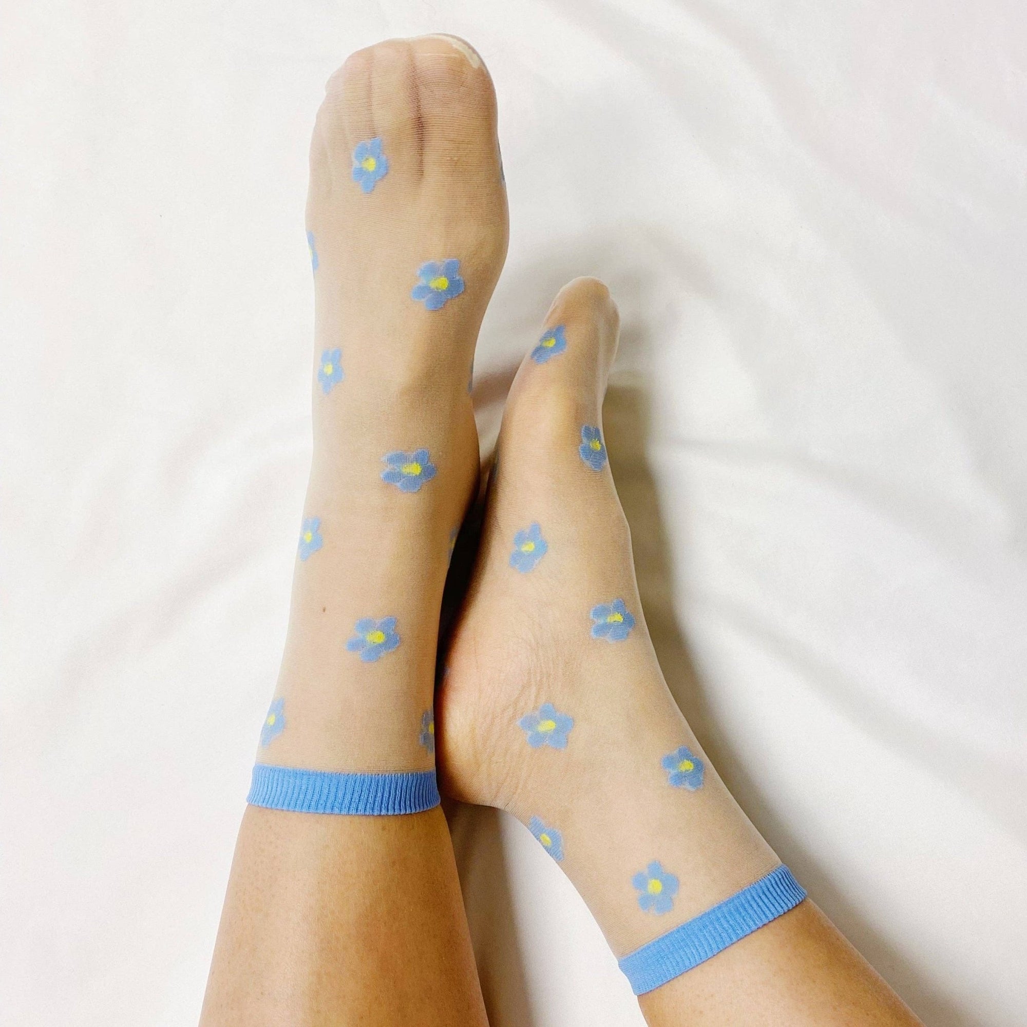 Mini Flower Sheer Socks - Set/2 - The Collective Park City