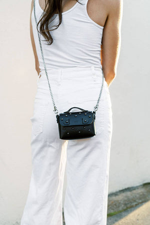 Mini Studded Crossbody Bag - The Collective Park City