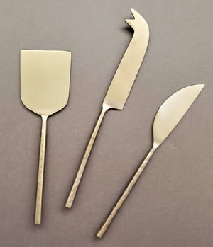 Minimalist Cheese Knife Set - Rose Gold - The Collective Park City