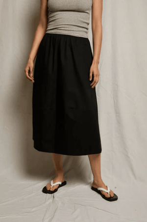 Minka Poplin Midi Skirt - The Collective Park City