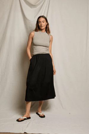 Minka Poplin Midi Skirt - The Collective Park City