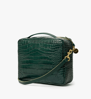 Mirabel Congo Croc Bag - Deep Pine Green - The Collective Park City