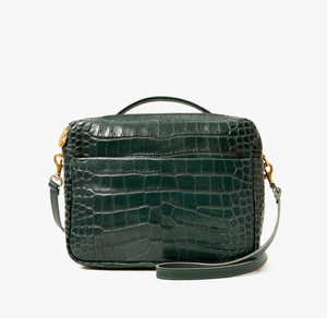 Mirabel Congo Croc Bag - Deep Pine Green - The Collective Park City