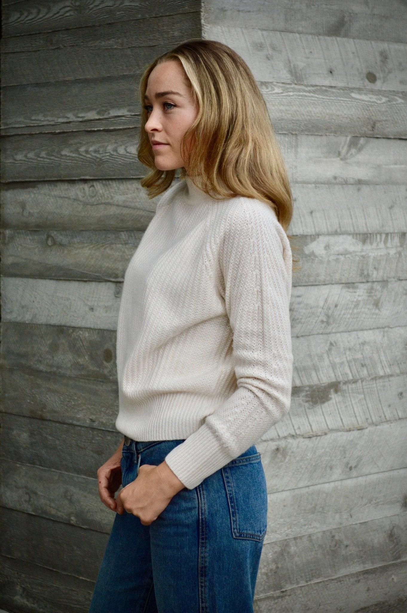 Mockneck Sweater - The Collective Park City