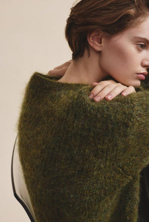 Mohair Crewneck Sweater - The Collective Park City