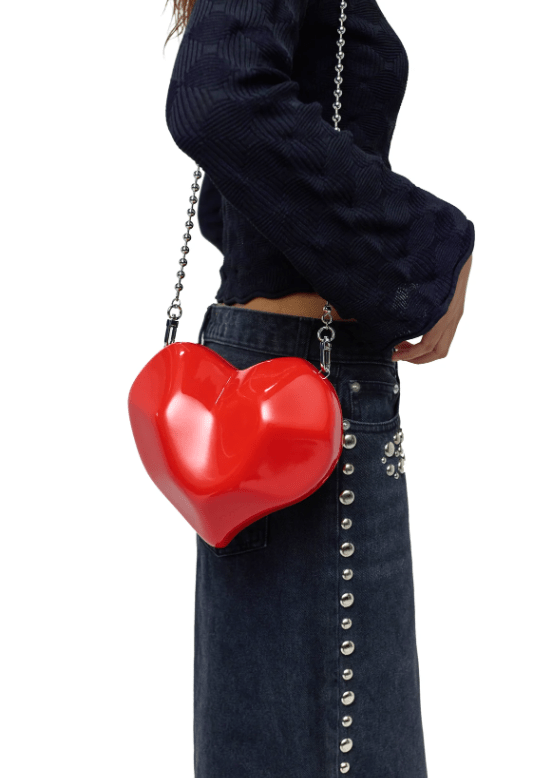 Molded Heart Bag - The Collective Park City