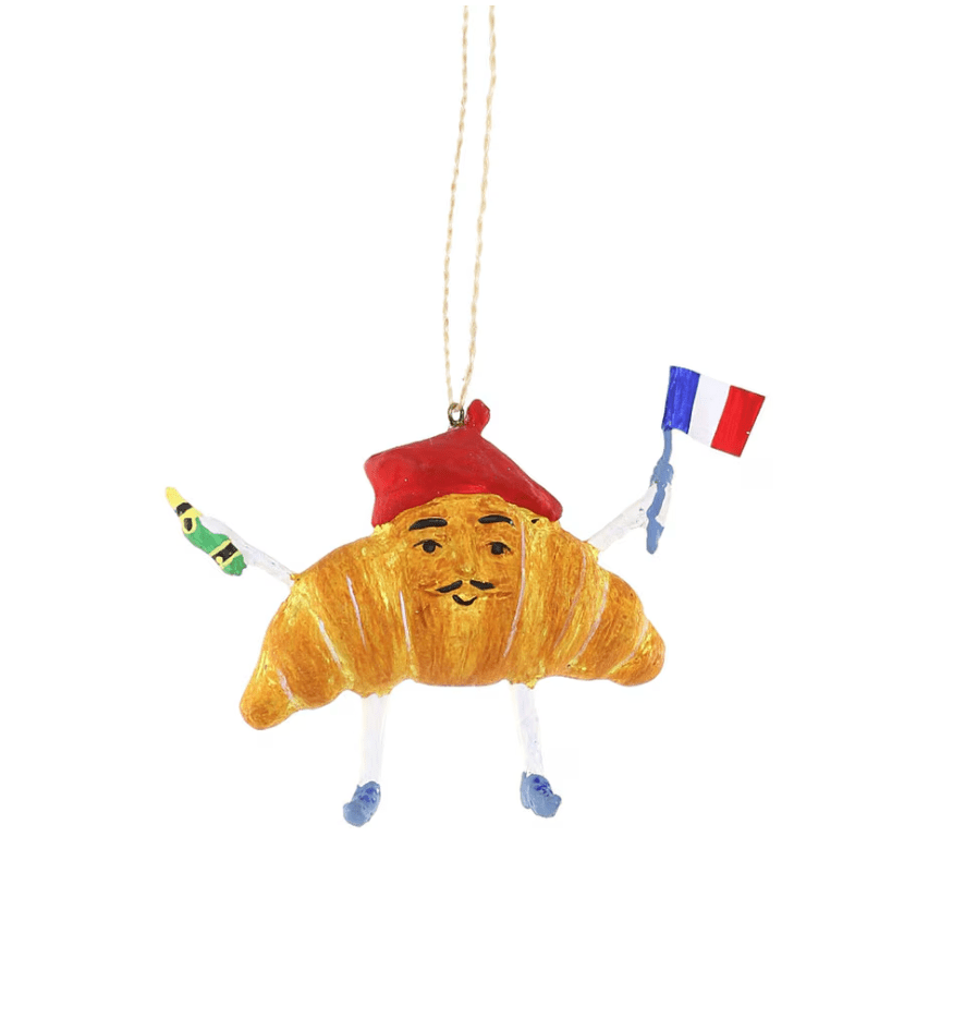 Monsieur Croissant Ornament - The Collective Park City