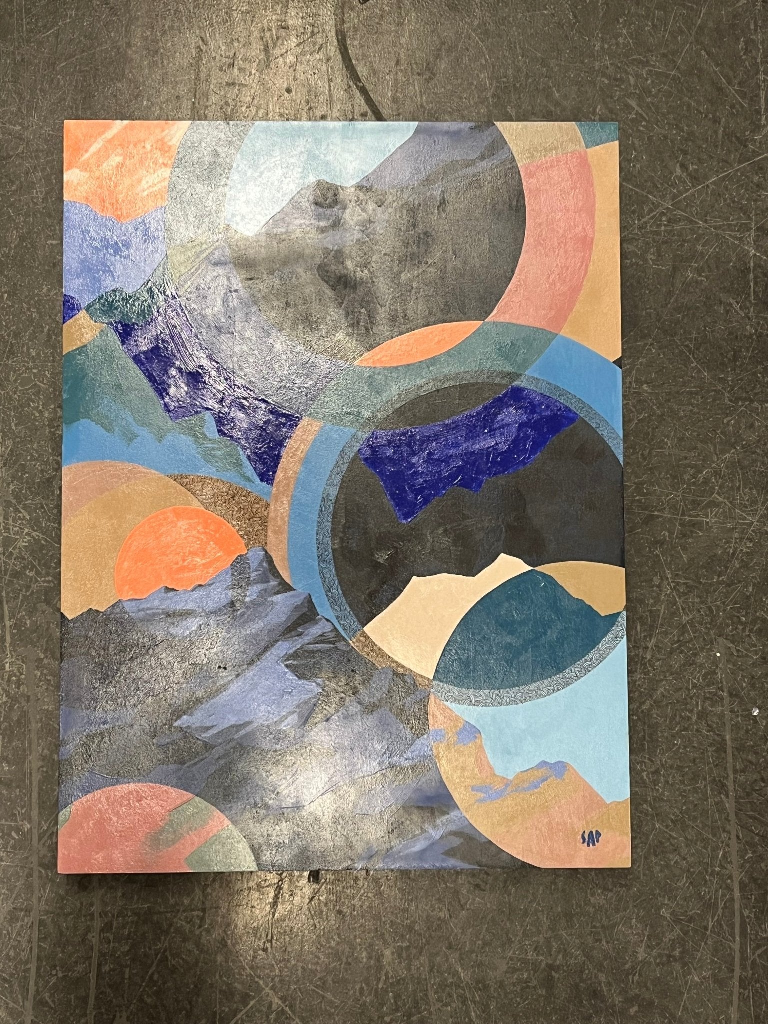 "Moon and Stars" Painting - The Collective Park City