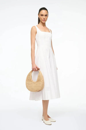 Moon Raffia Tote Bag - The Collective Park City