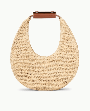 Moon Raffia Tote Bag - The Collective Park City