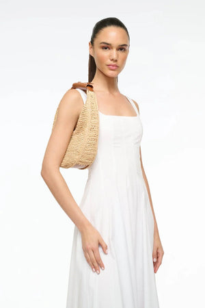 Moon Raffia Tote Bag - The Collective Park City