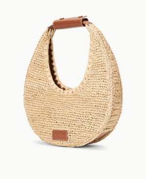 Moon Raffia Tote Bag - The Collective Park City