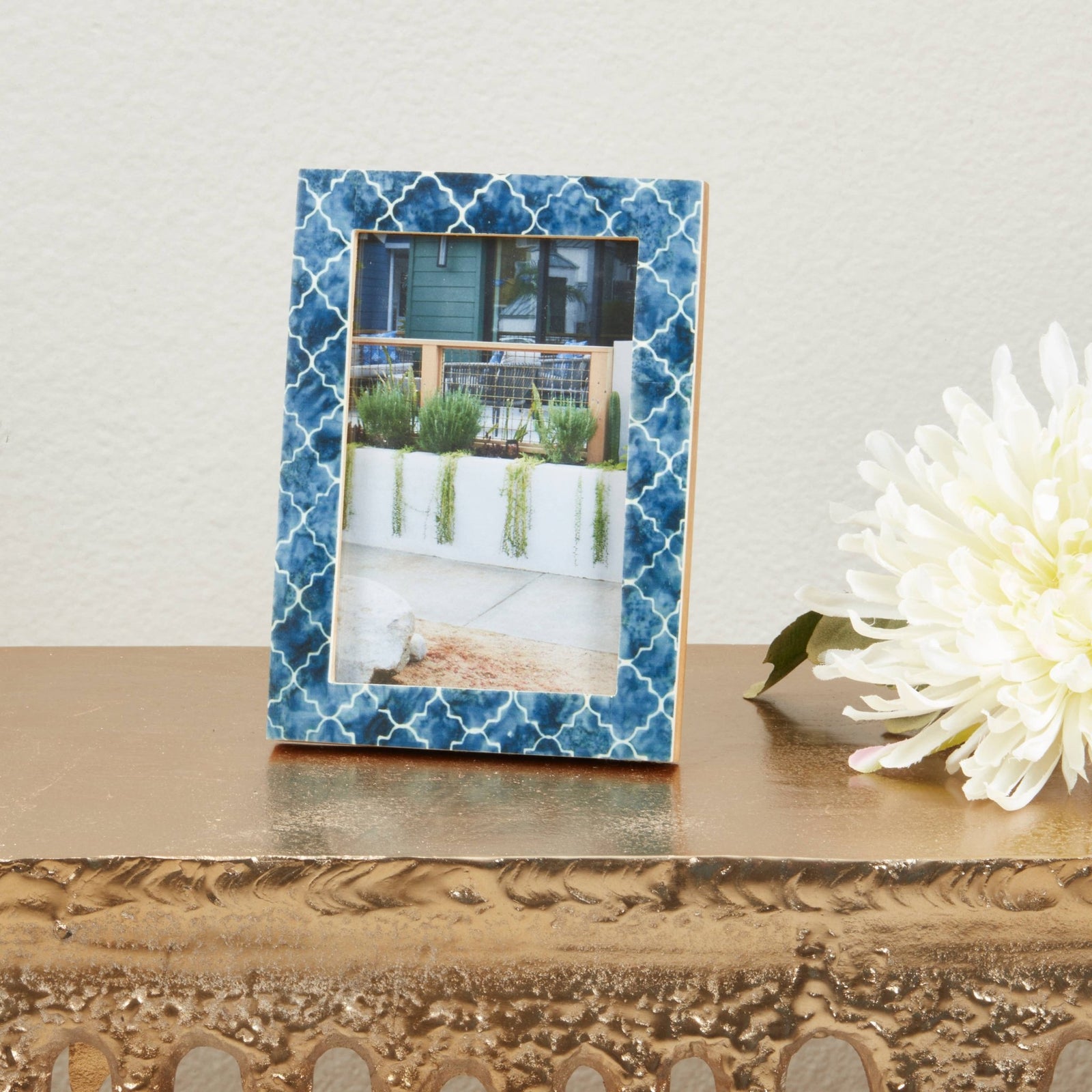 Moroccan Mosaic Bone Photo Frame - The Collective Park City