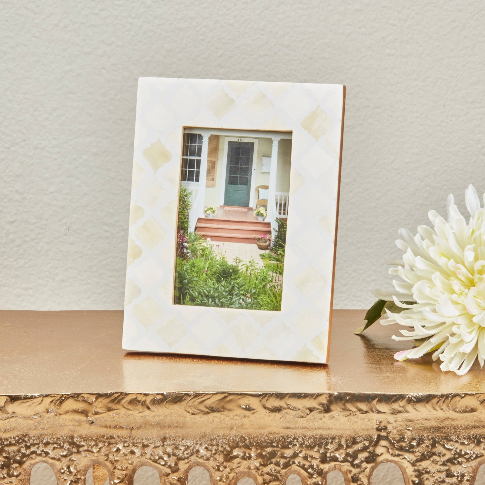 Moroccan Tile Bone Photo Frame - The Collective Park City